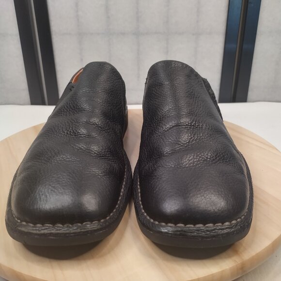 Hush Puppies Black Pebble Leather Slip-on Comfort Loafers Men US 13M - Picture 3 of 14